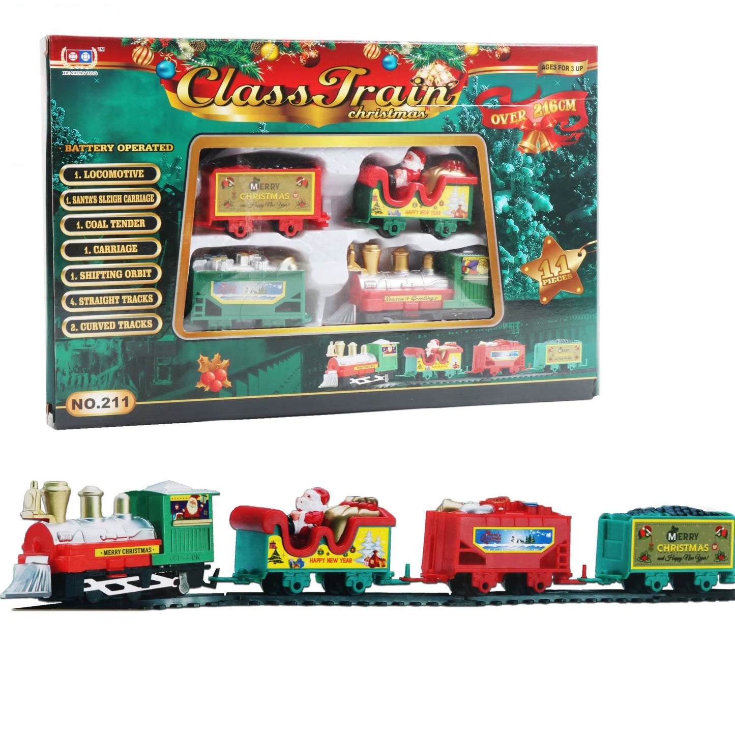 Tren De Navidad Con Pista