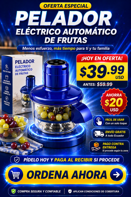 PeelPro ⚡  Convierte minutos en segundos y simplifica tu cocina desde hoy 😍